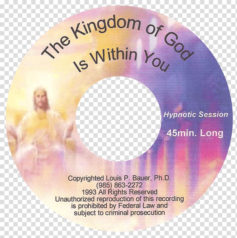 Compact disc God, The Kingdom Of God Is Within You transparent background PNG clipart