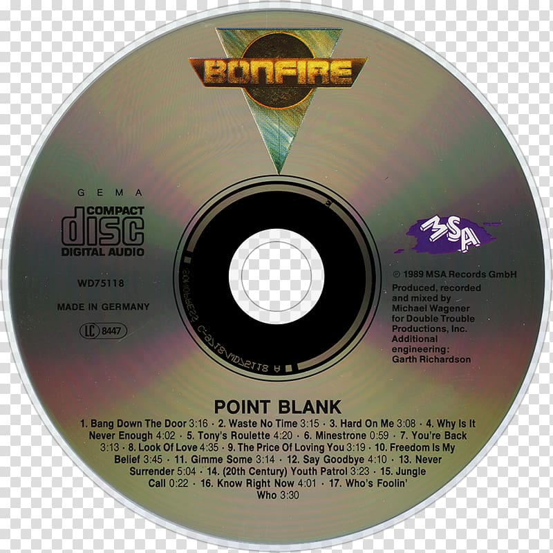 Compact disc, Point Blank transparent background PNG clipart