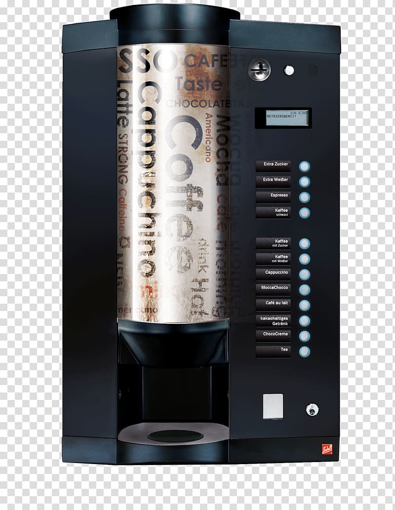 Coffee Kaffeautomat Vending Machines Espresso, Coffee transparent background PNG clipart