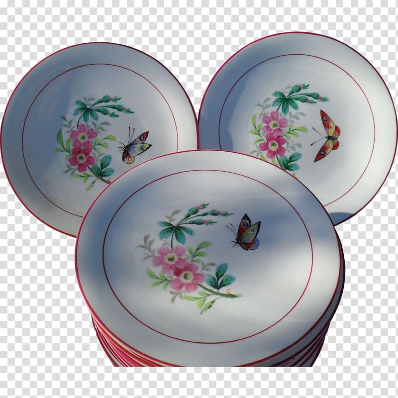Tableware Ceramic Platter Plate Porcelain, hand-painted bloom lotus transparent background PNG clipart