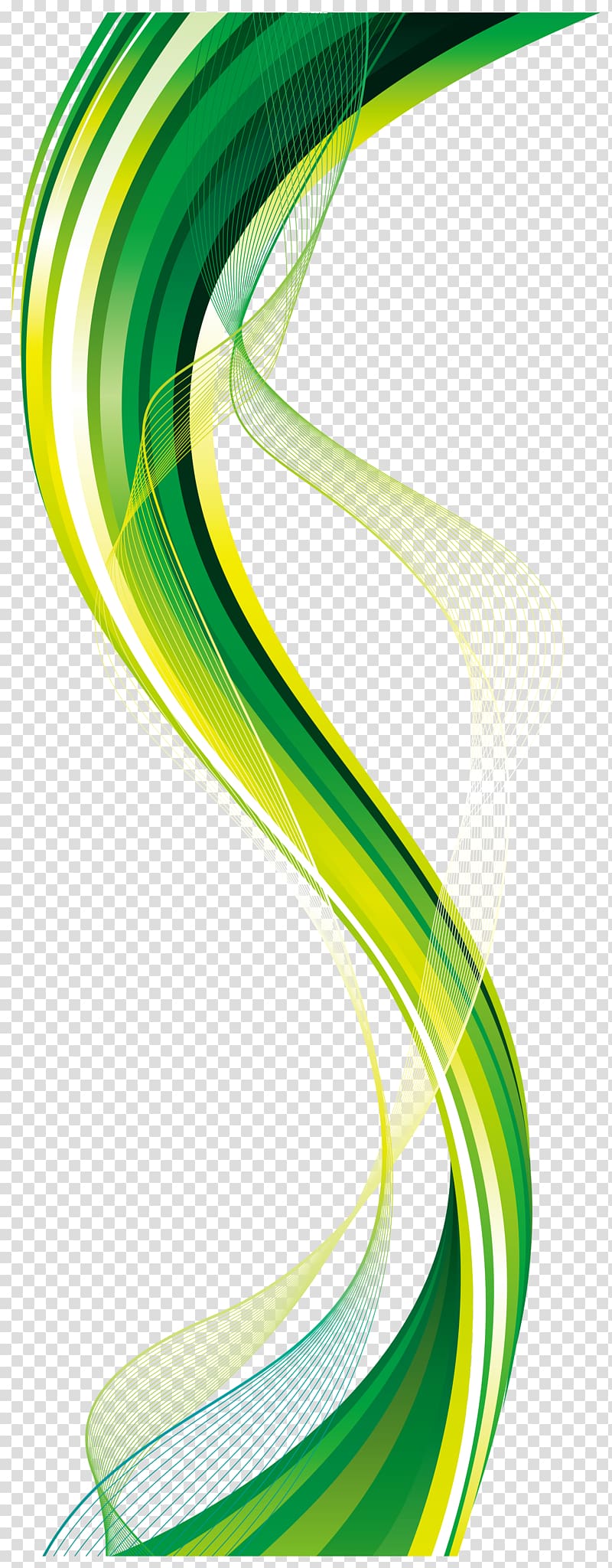 Green Swirl Background Vector