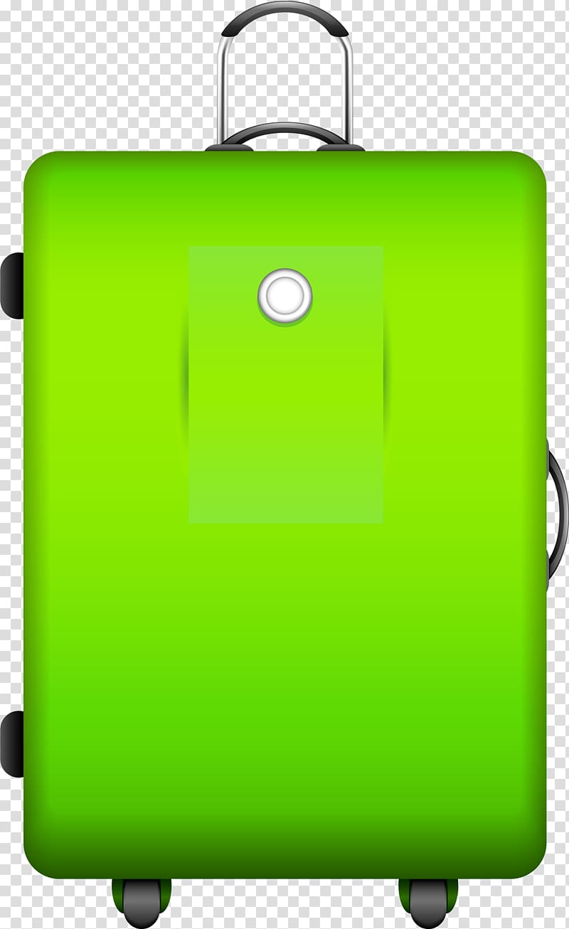 Suitcase Portable Network Graphics Green , suitcase transparent background PNG clipart