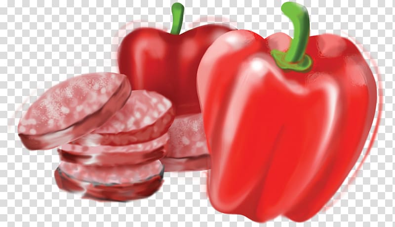 Habanero Piquillo pepper Cayenne pepper Bell pepper Pizza, pizza ingredient transparent background PNG clipart