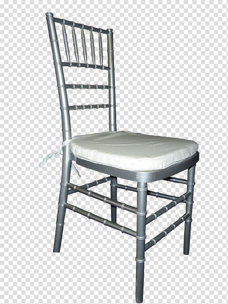 Chiavari Table China Chair Cushion, Silver metal transparent background PNG clipart