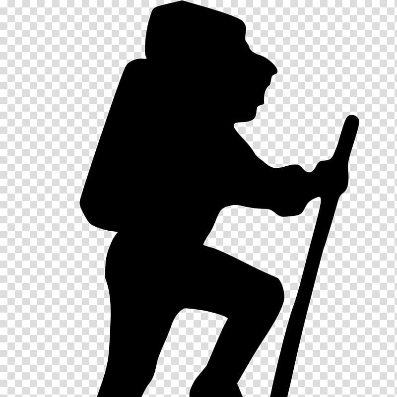 Hiking boot Silhouette , hiking transparent background PNG clipart