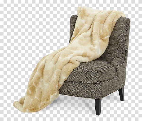 Chair Fake fur Alpaca Plush, chair transparent background PNG clipart