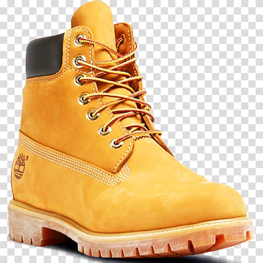 The Timberland Company Dress boot Footwear Shoe, yellow banner transparent background PNG clipart