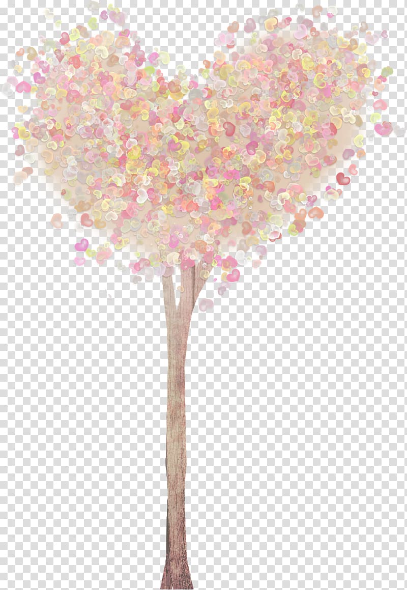 Tree Heart Drawing Paper Printing, tree transparent background PNG clipart
