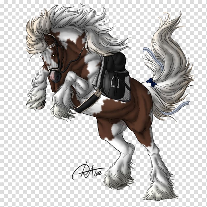 Gypsy horse Mane Stallion Pony Mustang, mustang transparent background PNG clipart