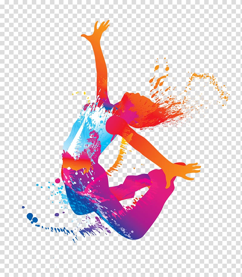 dancing artwork illustration, Ballet Dancer , zumba dance fitness transparent background PNG clipart