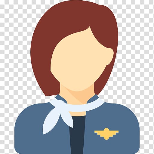 flight attendant clipart