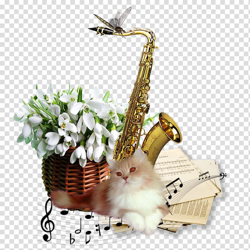 Saxophone Musical instrument Birthday Melody, Watercolor floral decoration material transparent background PNG clipart
