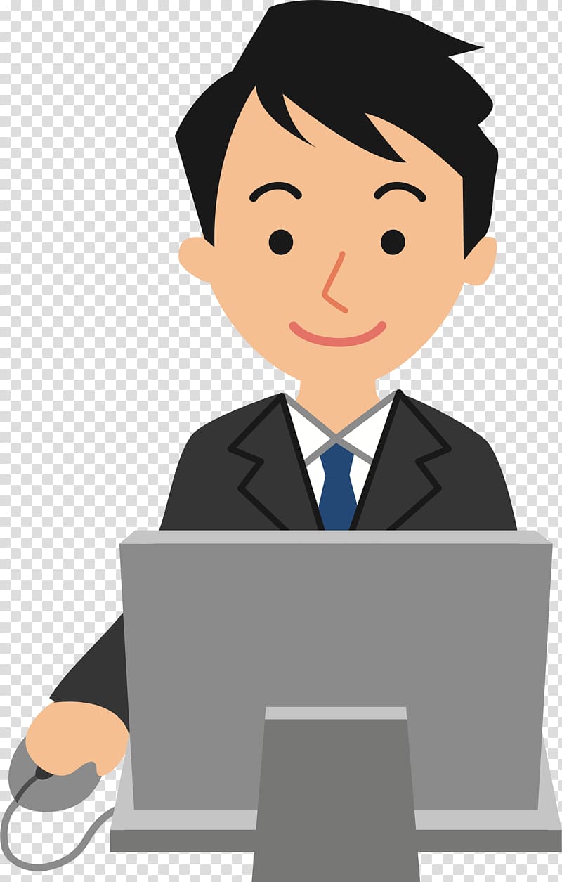 User Laptop , Office Suit transparent background PNG clipart