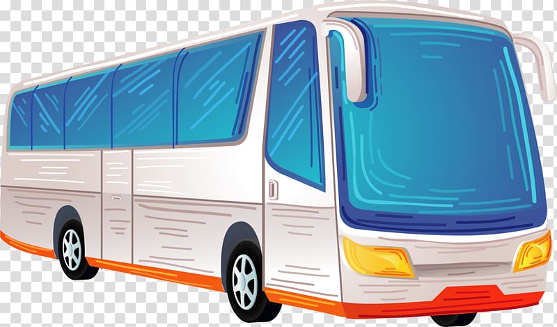 tour bus cartoon