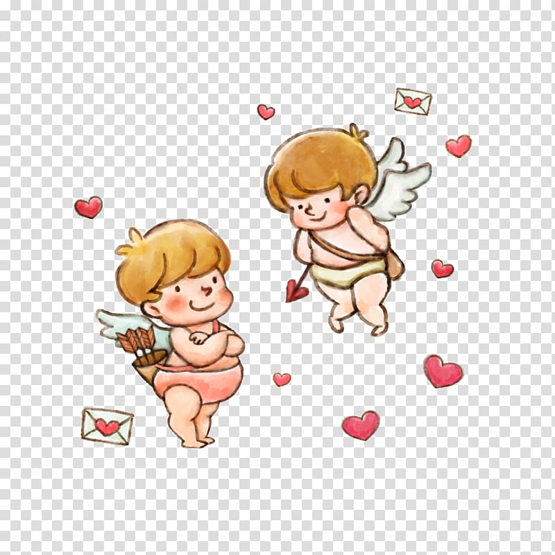 Cupids bow , cartoon angel transparent background PNG clipart