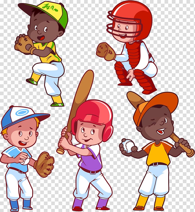 Baseball Cartoon Child , Baseball transparent background PNG clipart