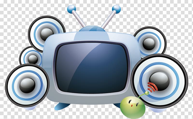 High-definition television Broadcasting Advertising, TV Creative Figure transparent background PNG clipart