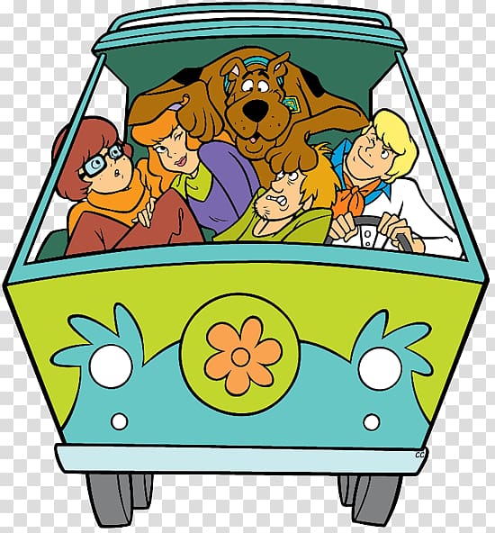 Scooby Doo Shaggy Rogers Daphne Blake Fred Jones Velma Dinkley, others transparent background PNG clipart