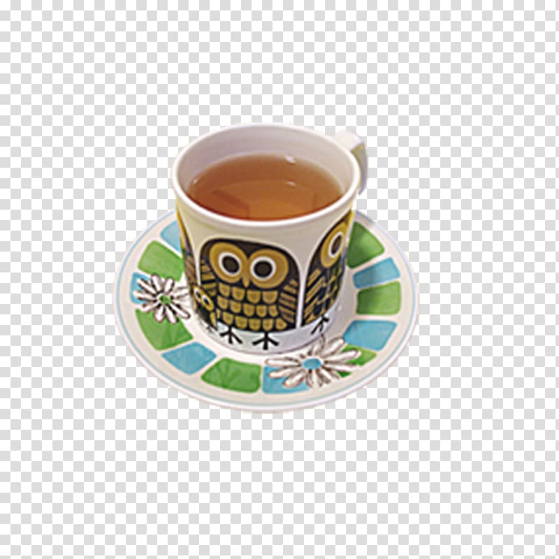 Coffee Teacup Owl Mug, Tea cup transparent background PNG clipart