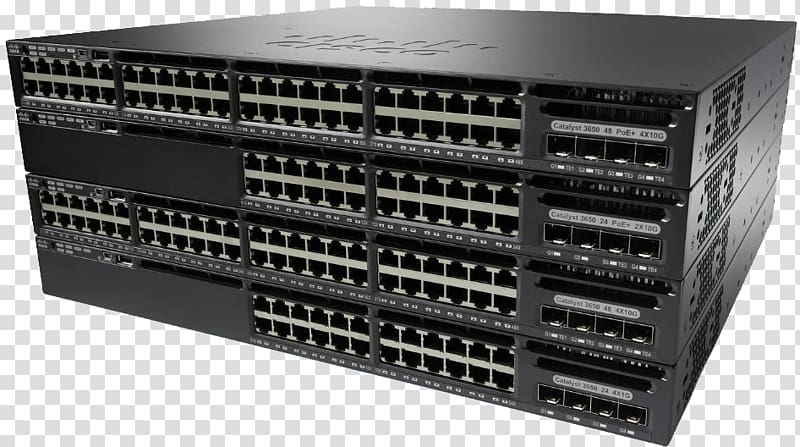 Network switch Multilayer switch Cisco Catalyst Cisco Systems 10 Gigabit Ethernet, others transparent background PNG clipart