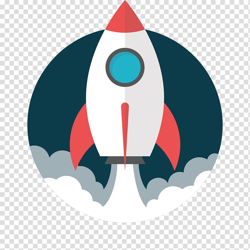 Rocket launch Spacecraft, design transparent background PNG clipart