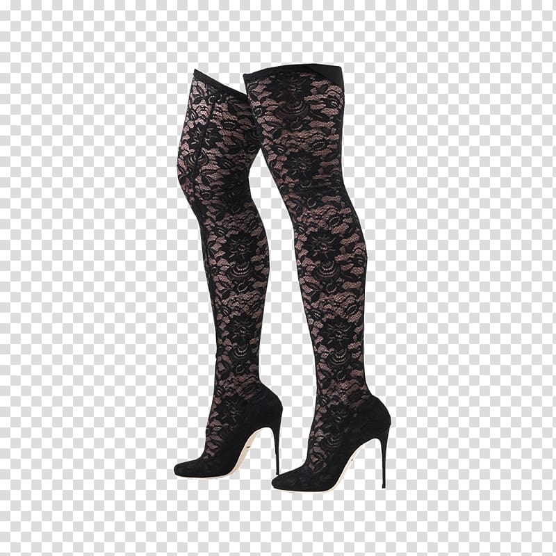 Human leg Boot Footwear Thigh Knee, dolce & gabbana transparent background PNG clipart