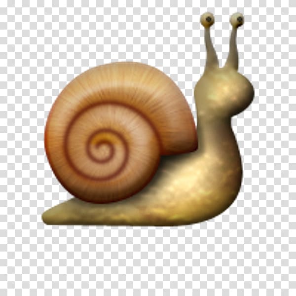 Emoji Snail Slug Gastropods Escargot, Emoji transparent background PNG clipart