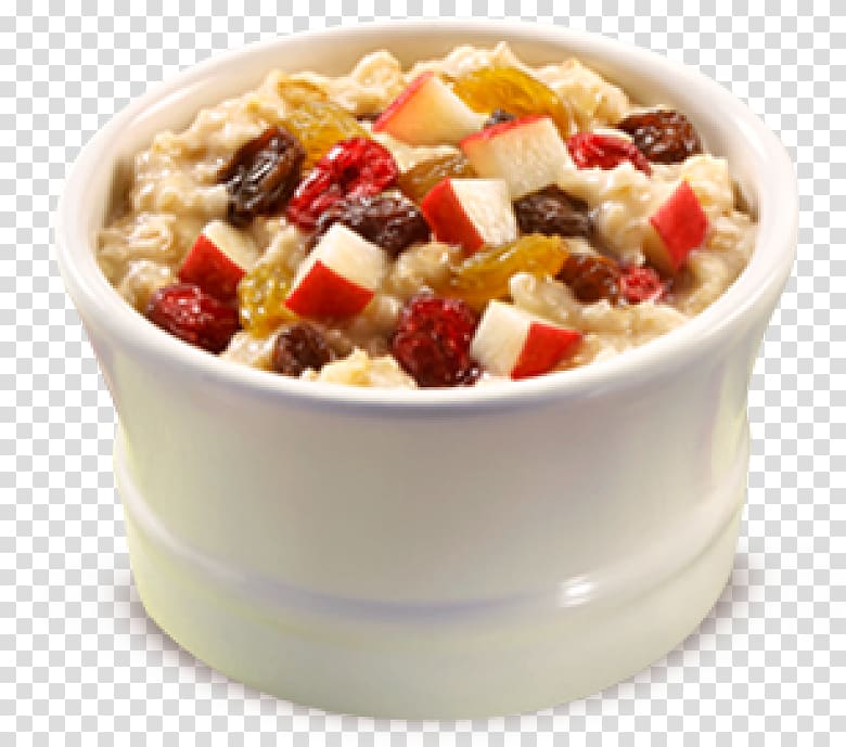 Muesli Porridge Oatmeal Breakfast McDonald\'s Quarter Pounder, breakfast transparent background PNG clipart