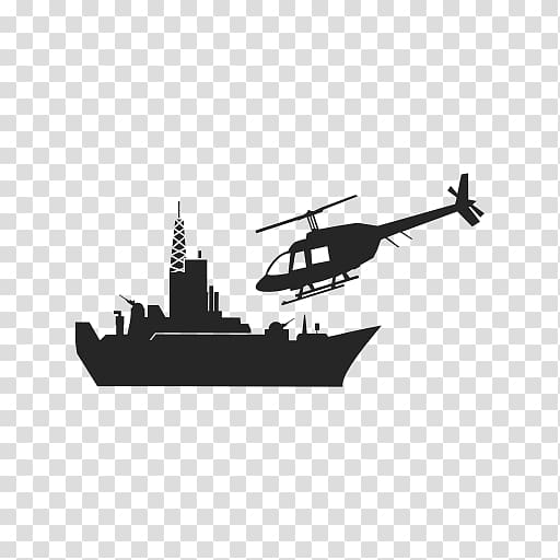 Helicopter rotor Battlecruiser Guided missile destroyer, helicopter transparent background PNG clipart