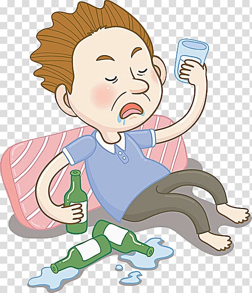 Alcohol intoxication Alcoholic drink, Drunken man transparent background PNG clipart