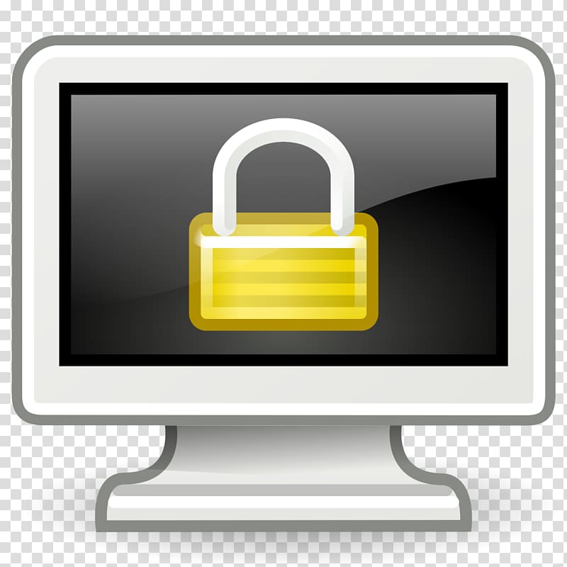 Lock screen Computer Icons Computer Monitors Computer lock, Gnome transparent background PNG clipart