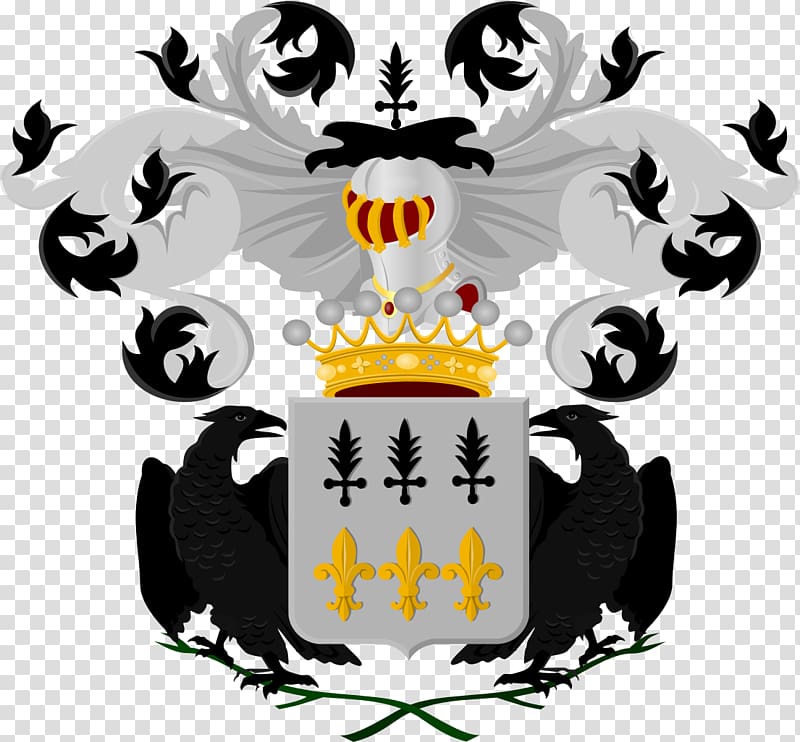 Coat of arms Van Teylingen Familiewapen Arnhem Brantsen, transparent background PNG clipart