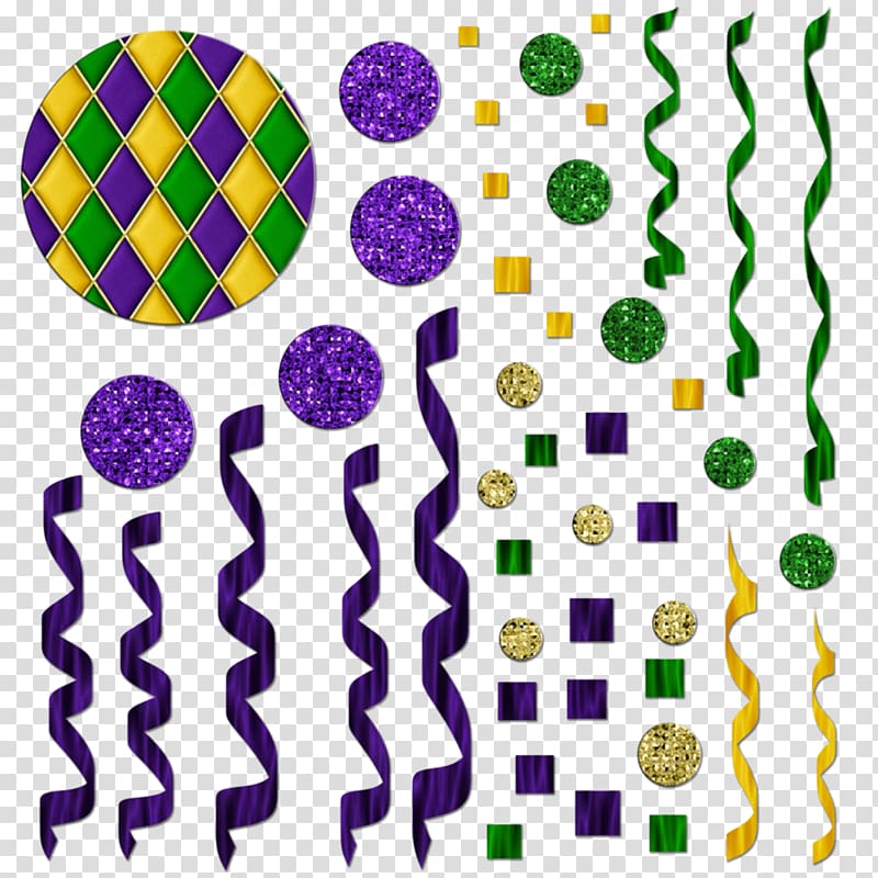 Mardi Gras Confetti , Confetti transparent background PNG clipart