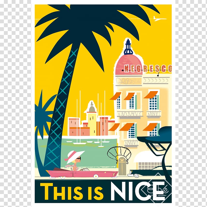 Nice Cannes Poster Graphic design Graphics, affiche tourisme transparent background PNG clipart