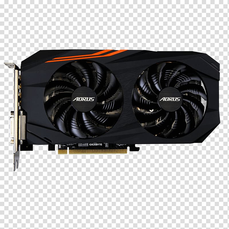 Graphics Cards & Video Adapters AMD Radeon RX 580 Gigabyte Technology GDDR5 SDRAM, nvidia transparent background PNG clipart
