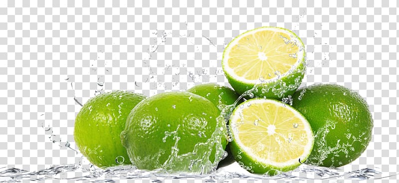 green citrus fruit, Juice Lemonade Lime Preserved lemon, Lime Splash File transparent background PNG clipart