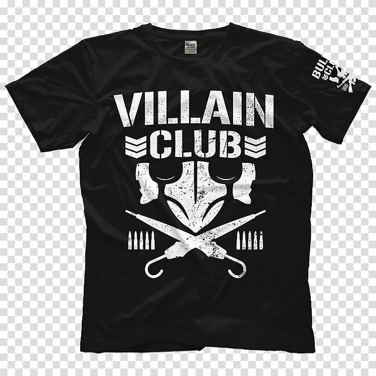 T-shirt Hoodie Bullet Club New Japan Pro-Wrestling Clothing sizes, T-shirt transparent background PNG clipart