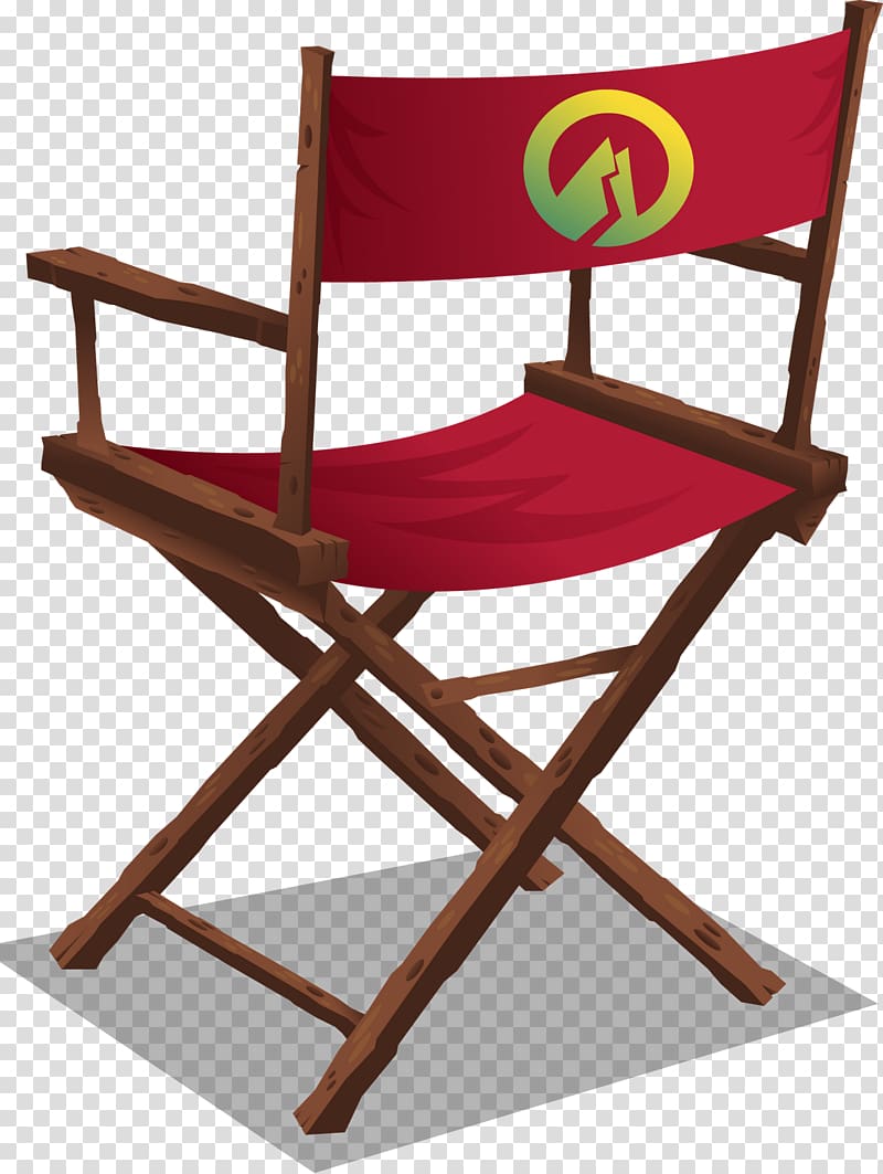 Director\'s chair Film director Folding chair, chairs transparent background PNG clipart