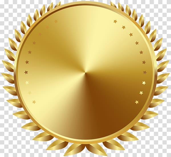 , Gold Seal transparent background PNG clipart