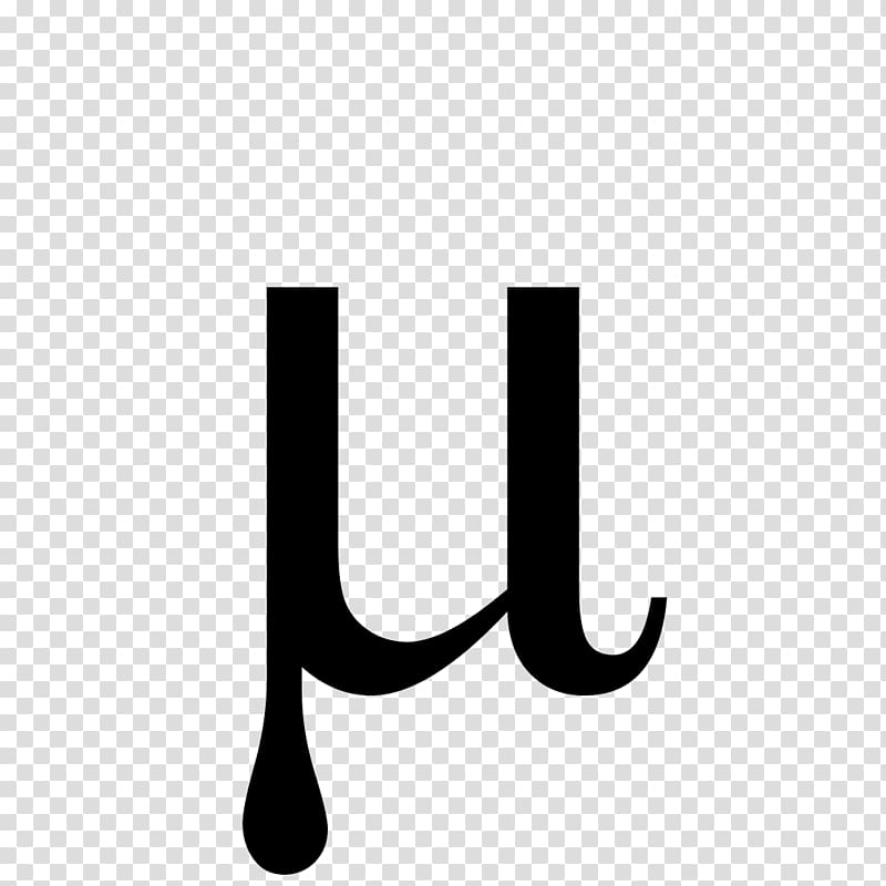 Mu Mean Greek alphabet Symbol Statistical population, symbol transparent background PNG clipart