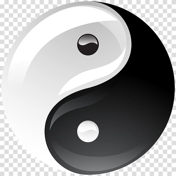 Paper , yin yang transparent background PNG clipart