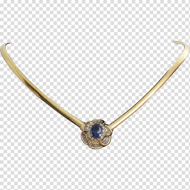 Jewellery Choker Necklace Sapphire Gold, italy transparent background PNG clipart