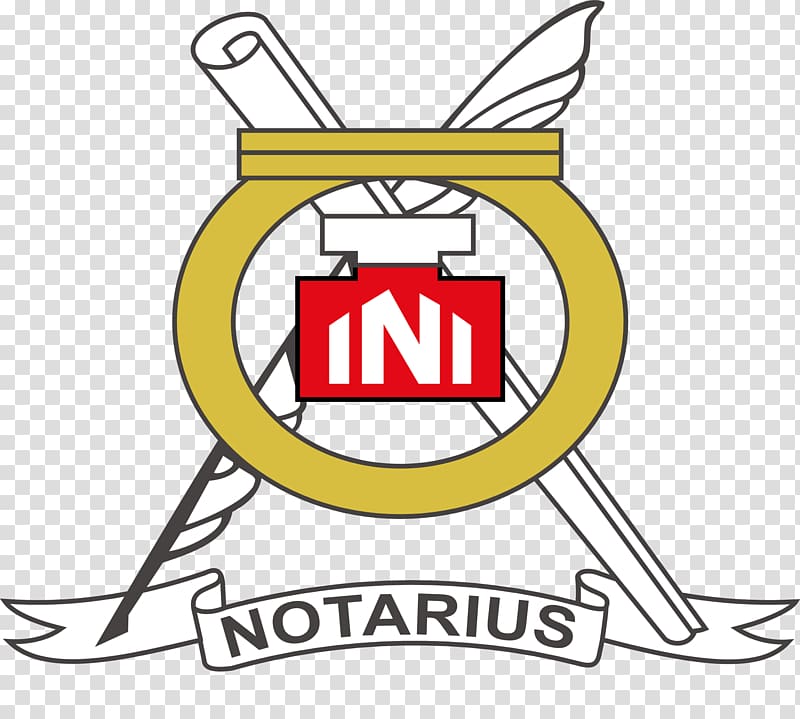 white and gold Notarius logo, Ikatan Notaris Indonesia Jatim Notary Logo, others transparent background PNG clipart