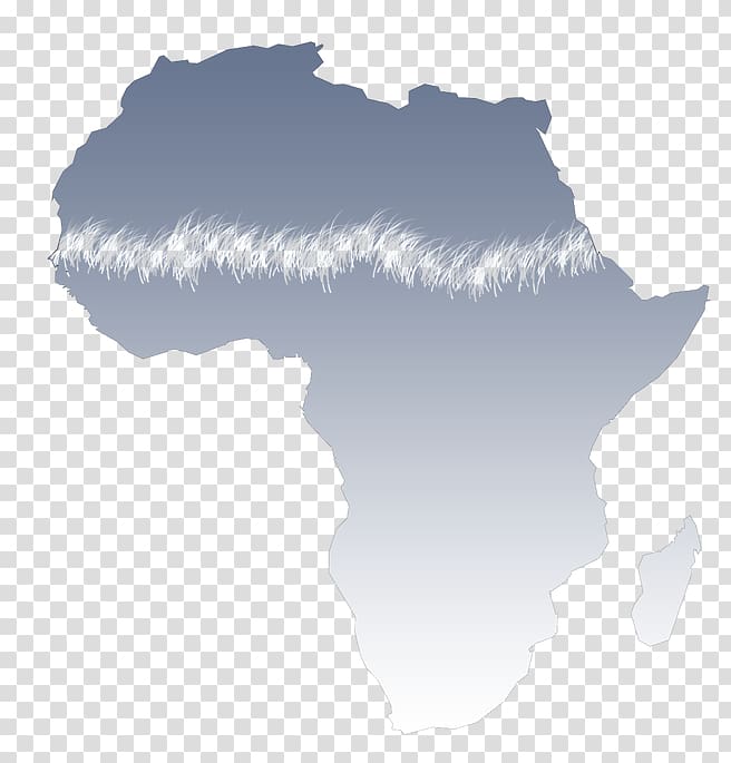 Africa Blank map , euclidean transparent background PNG clipart
