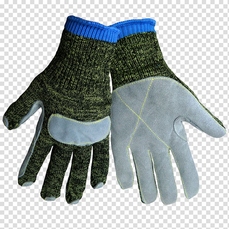 Glove Ansell Brand Cold Polyvinyl chloride, Cutresistant Gloves transparent background PNG clipart