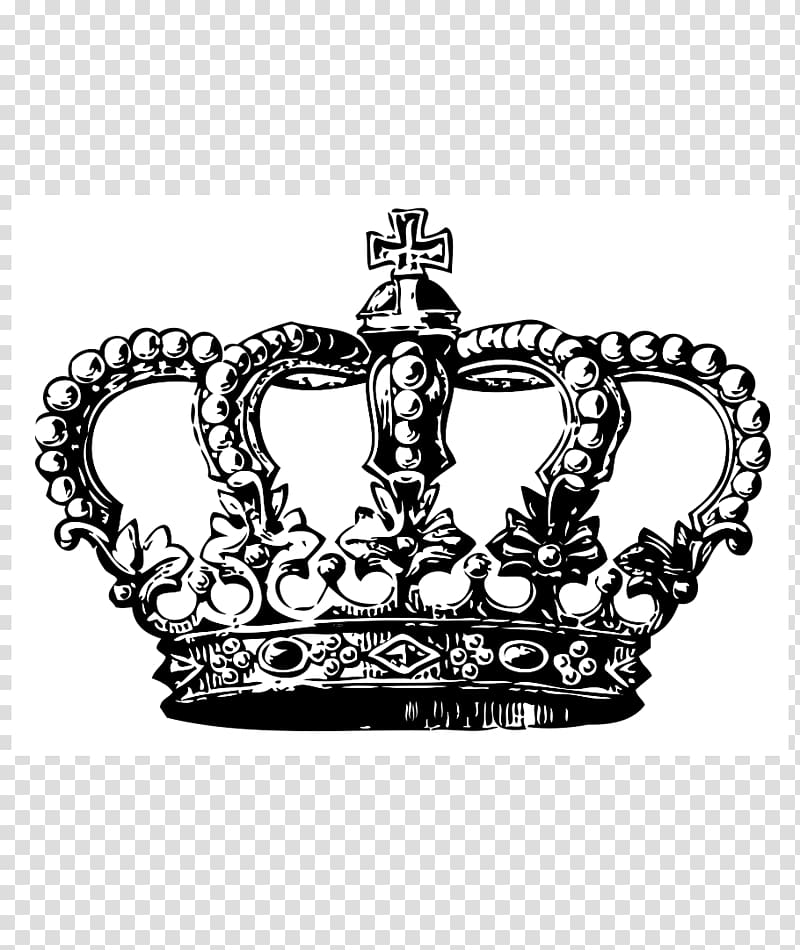 Sleeve tattoo Black-and-gray, queen crown transparent background PNG clipart