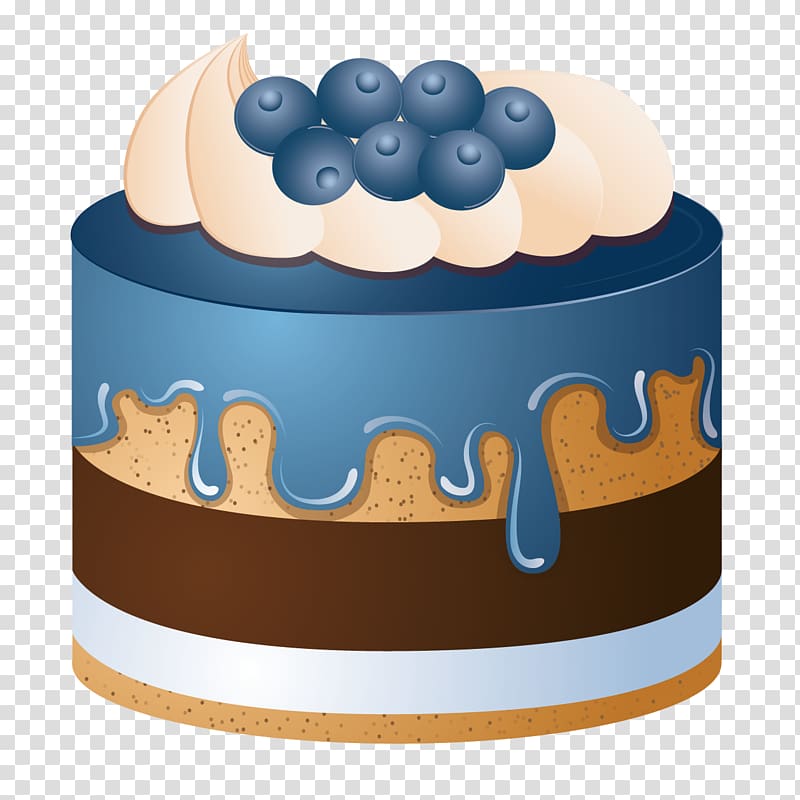 Ice cream Macaron Chocolate cake Buttercream, Blueberry Cake transparent background PNG clipart
