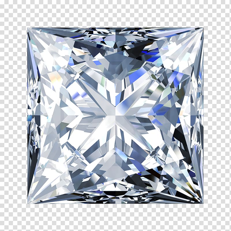 Diamond cut Princess cut Jewellery, cut transparent background PNG clipart