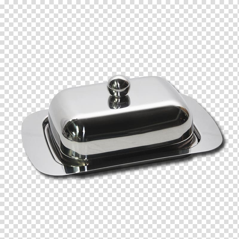 Butter Dishes Stainless steel Tableware Tray, glass transparent background PNG clipart