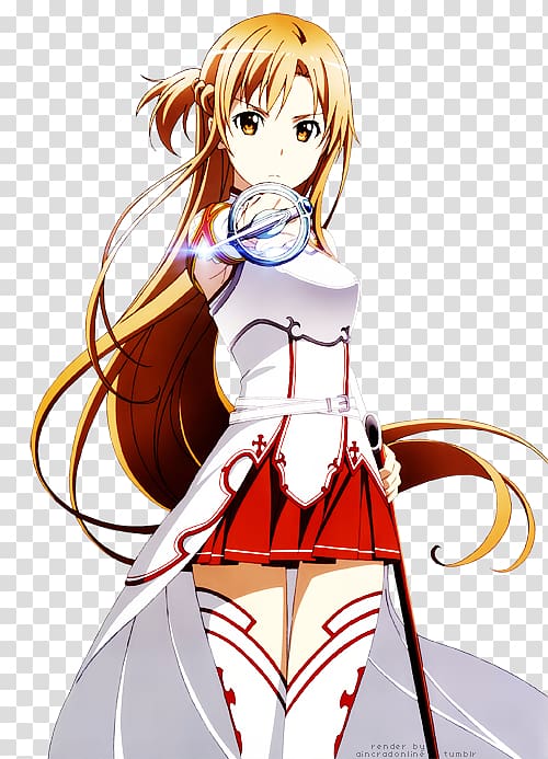 Asuna Kirito Sword Art Online: Hollow Fragment Character, asuna transparent background PNG clipart